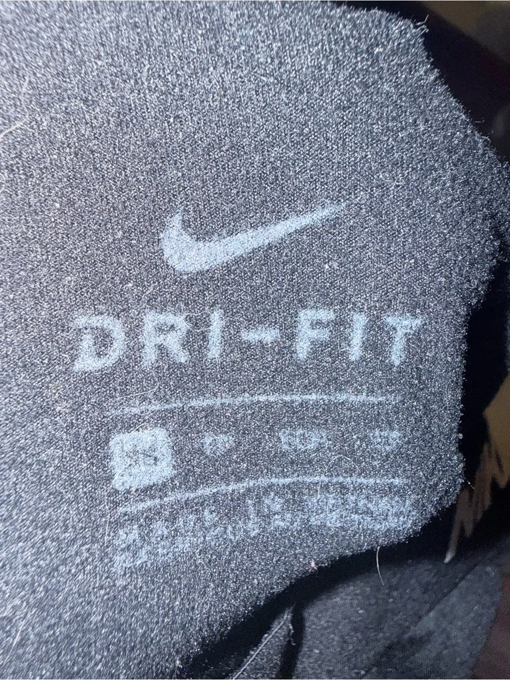 Nike Black Women's Leggings with White Swoosh